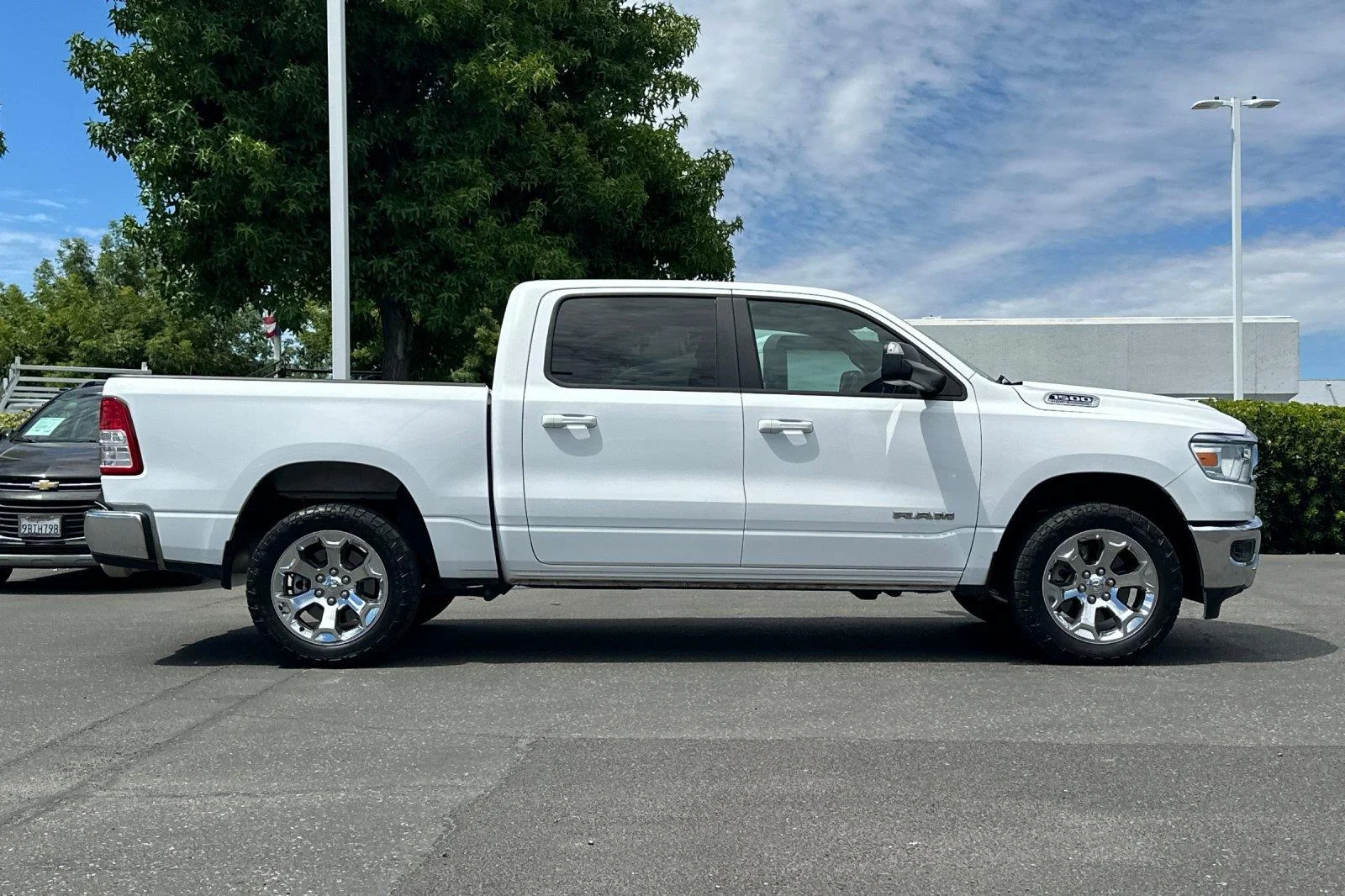 Used 2021 Bright White Clearcoat Ram Big Horn image 3