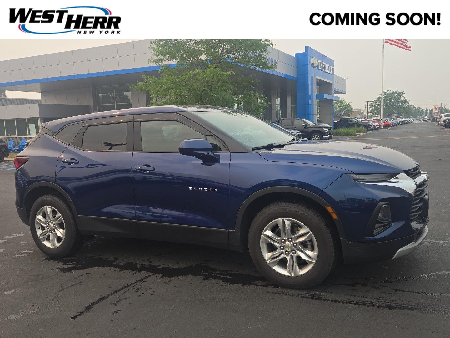 Used 2022 Blue Glow Metallic Chevrolet LT image 1