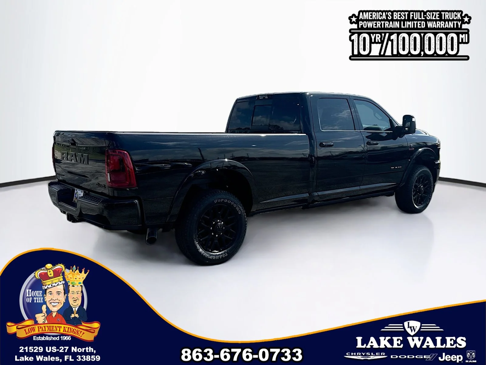 New 2026 Diamond Black Crystal Pearl-Coat Exterior Paint RAM Limited image 6