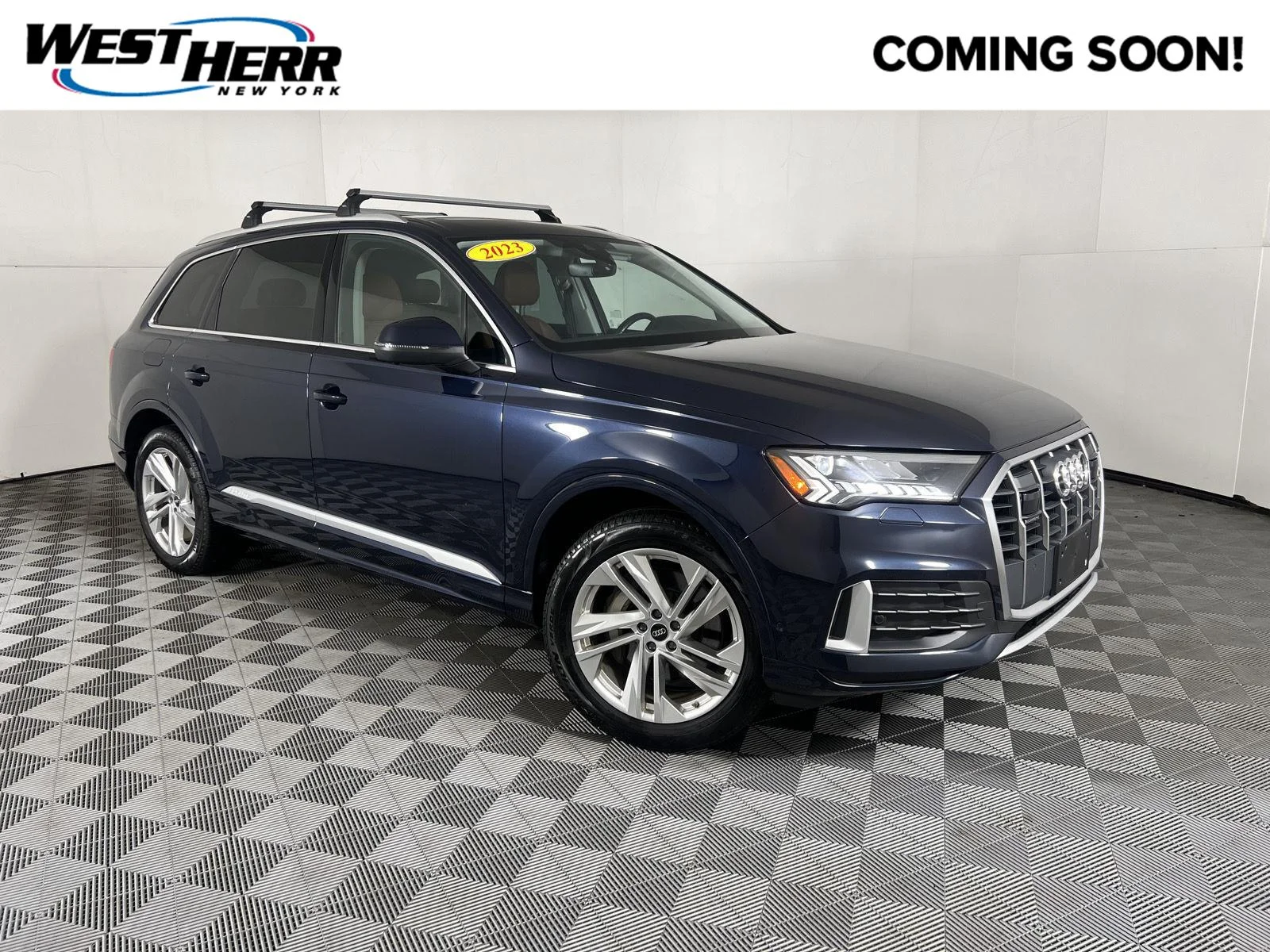 Used 2023 Waitomo Blue Metallic Audi Premium Plus image 1