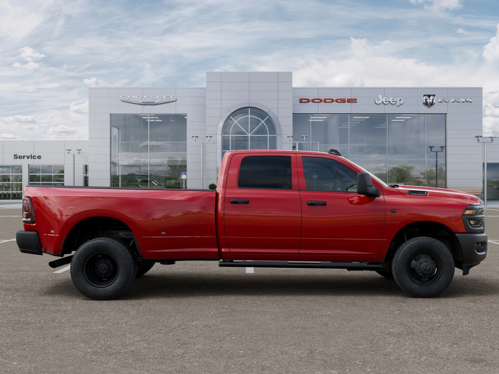 New 2026 Flame Red Clear-Coat Exterior Paint RAM Tradesman image 48