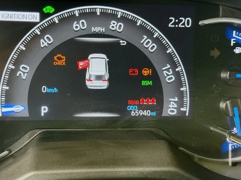 Used 2023 Midnight Black Metallic Toyota Hybrid XLE image 13