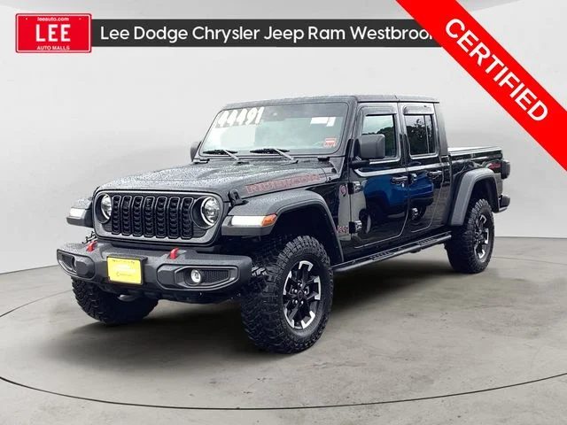 Used 2024 Black Clearcoat Jeep Rubicon image 1