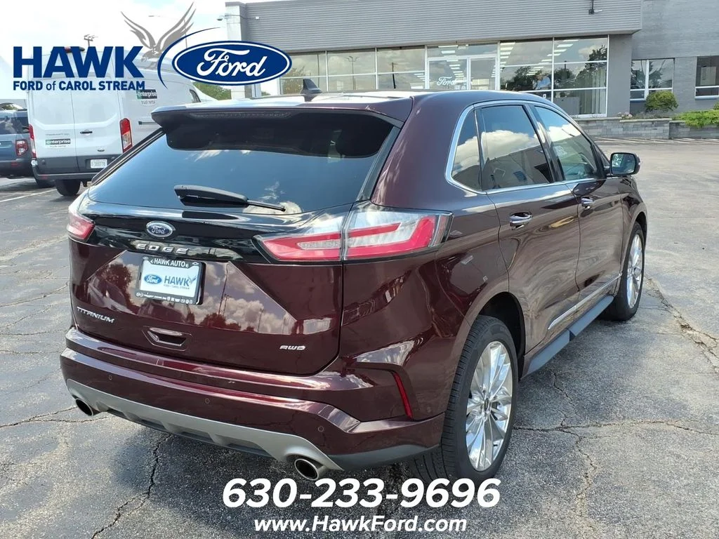 Used 2021 Burgundy Ford Titanium image 7