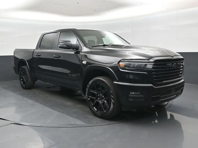 New 2026 Diamond Black Crystal Pearl-Coat Exterior Paint RAM Laramie image 1