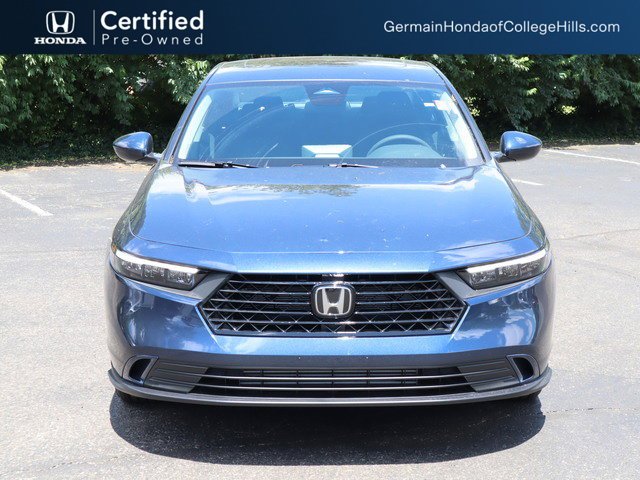 Certified Used 2024 Canyon River Blue Metallic Honda EX image 2