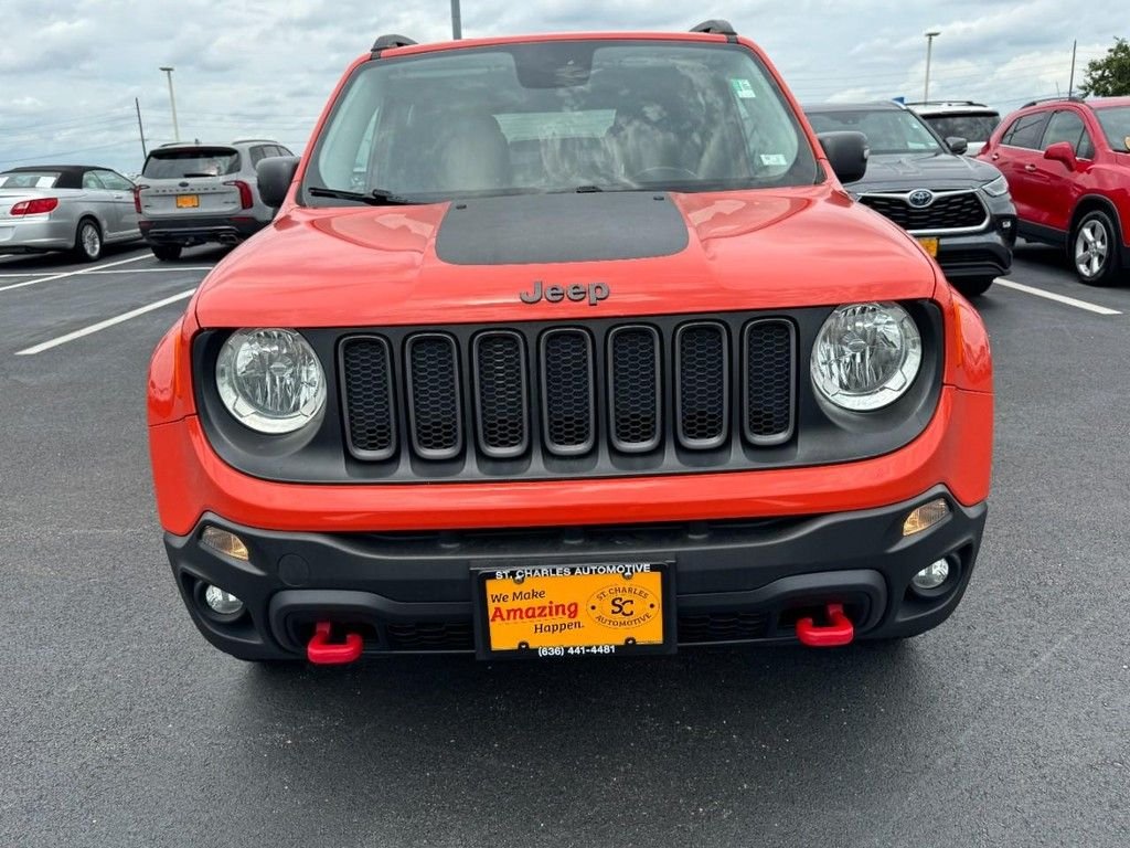 Used 2016 Orange Jeep Trailhawk image 9