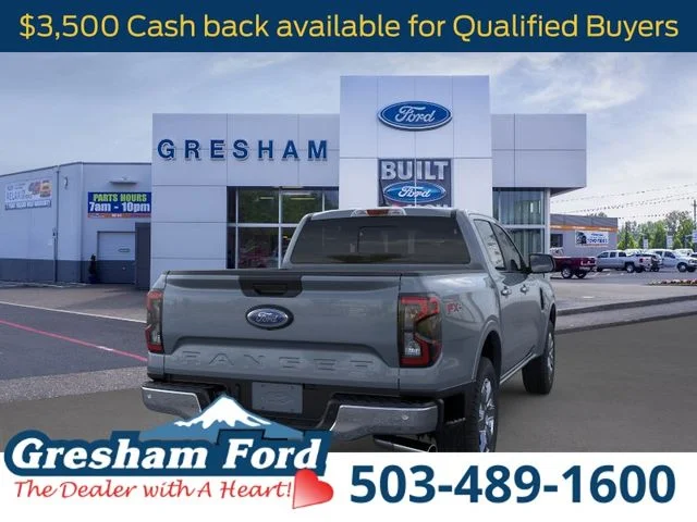 New 2025 Azure Gray Metallic Tri-coat Ford XLT image 9