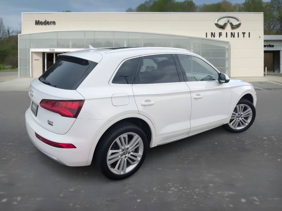 Used 2018 Ibis White Audi Premium Plus image 4