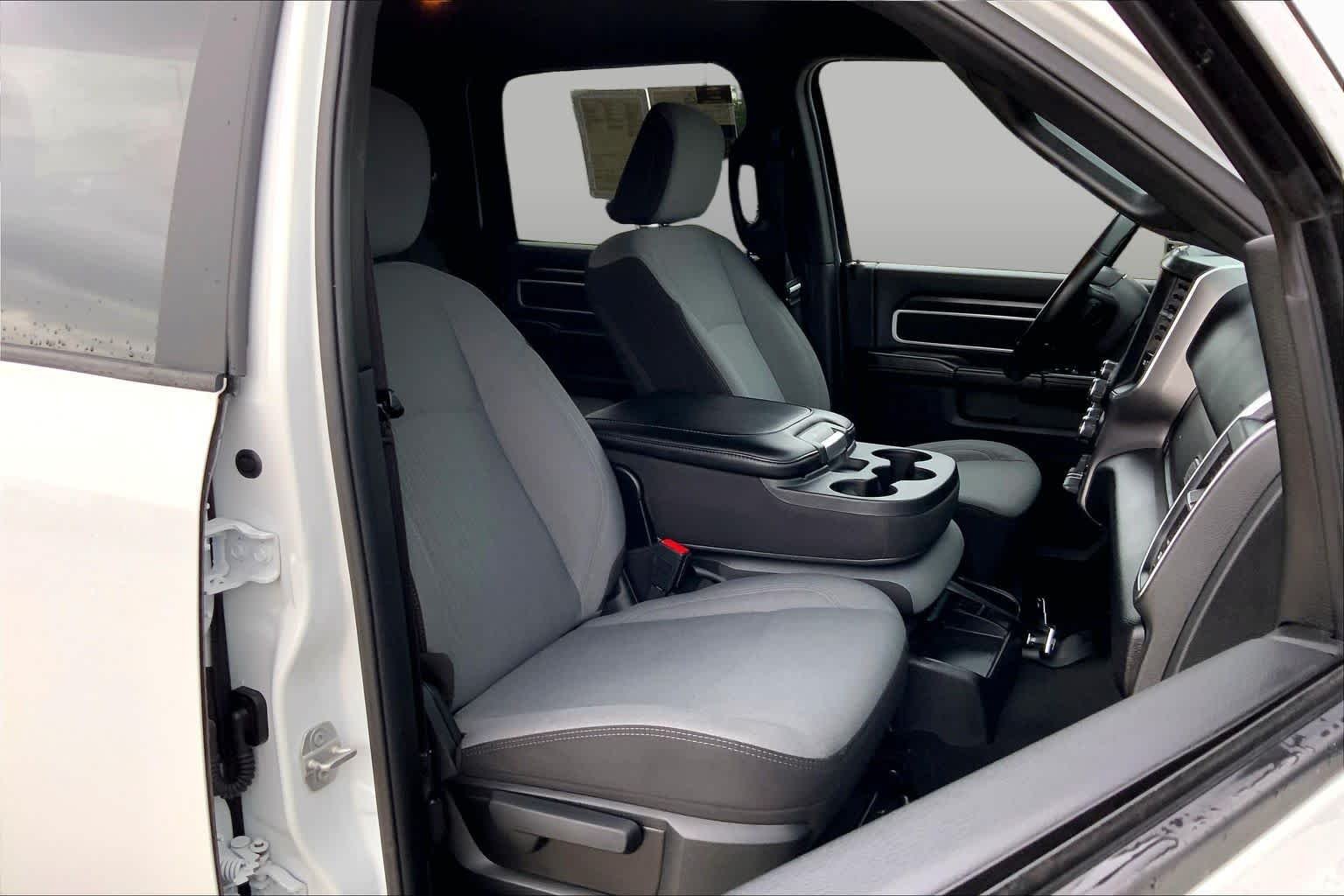 Used 2024 Bright White Clearcoat Ram Big Horn image 9