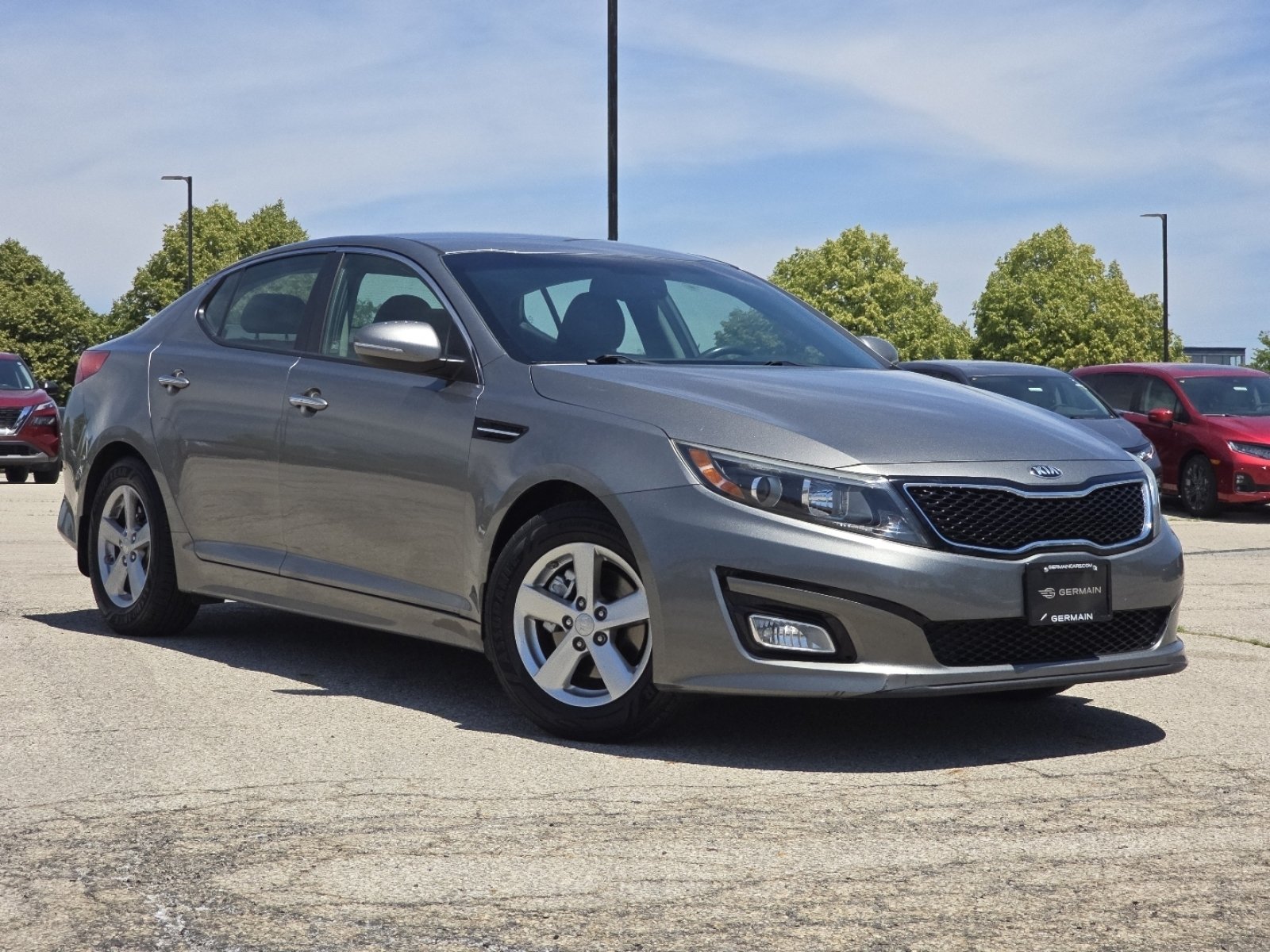 Used 2015 Kia Optima LX with VIN 5XXGM4A76FG413652 for sale in Dublin, OH
