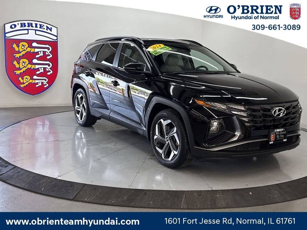 Used 2024 Black Pearl Hyundai SEL image 1