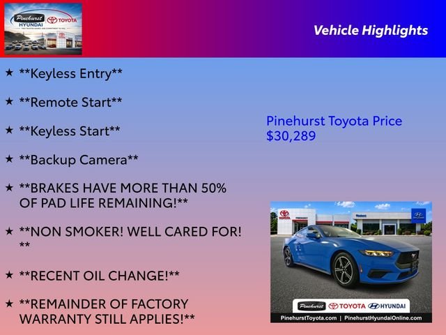 Used 2024 Blue Ford EcoBoost Premium image 31