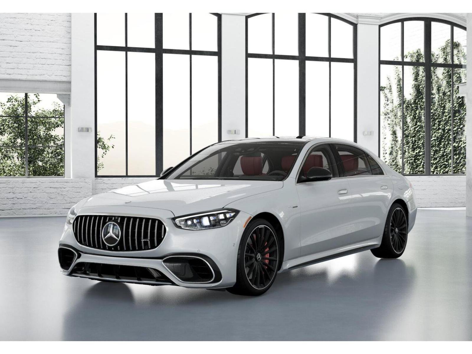 New 2026 MANUFAKTUR Moonlight White Metallic Mercedes-Benz S 63 E AMG® image 86