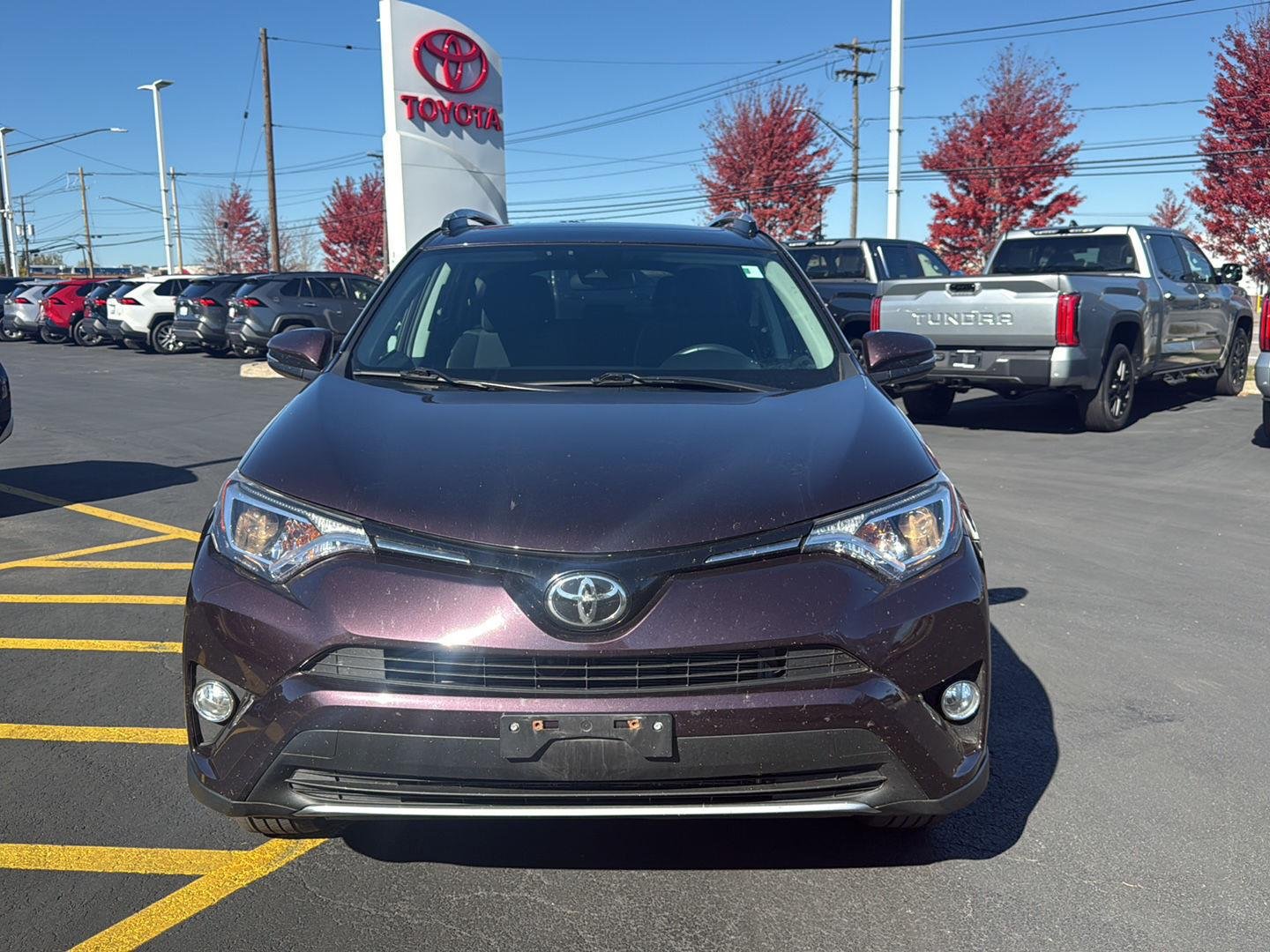 Used 2017 Black Currant Metallic Toyota XLE image 8
