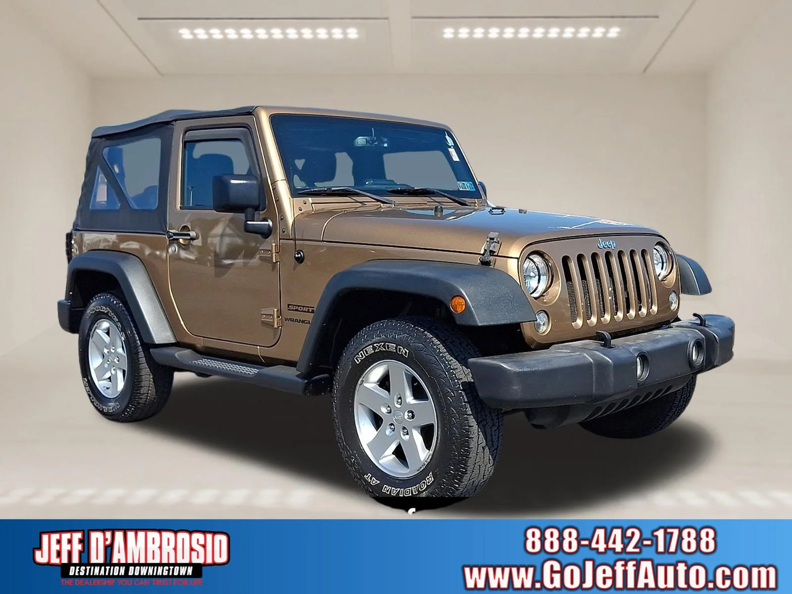 Used 2015 Copper Brown Pearlcoat Jeep Sport image 1