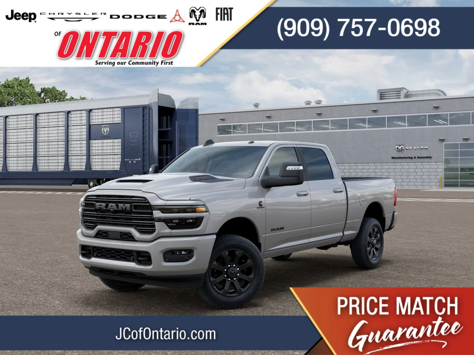 New 2026 Silver-Zynith Exterior Paint RAM Laramie image 1