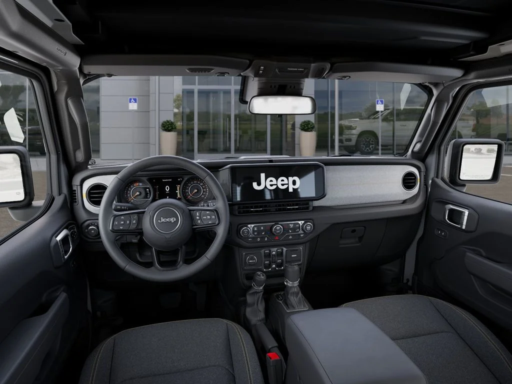 New 2026 Bright White Clear-Coat Exterior Paint Jeep Sport S image 14