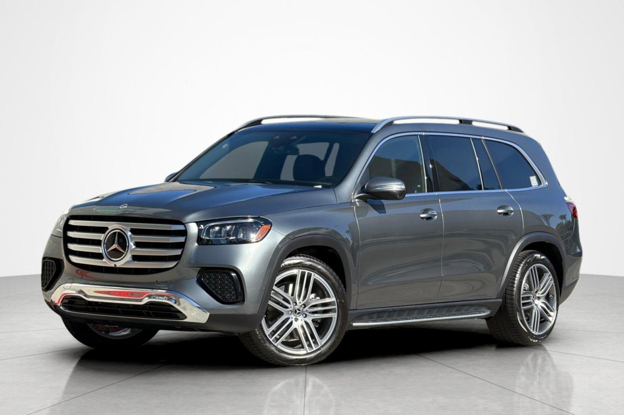 New 2026 Selenite Grey Metallic Mercedes-Benz GLS 450 4MATIC® SUV image 1