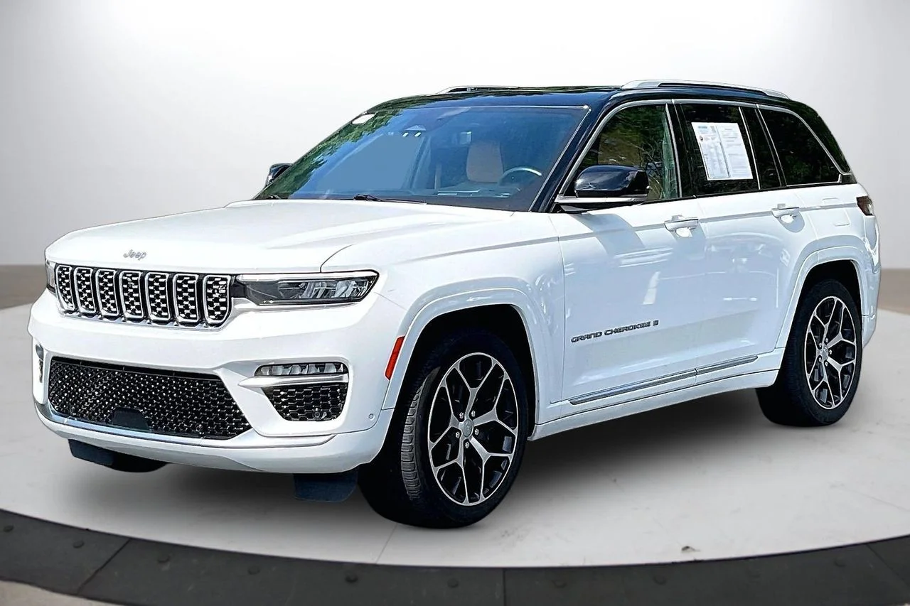 Certified Used 2022 White Jeep Summit Reserve image 4