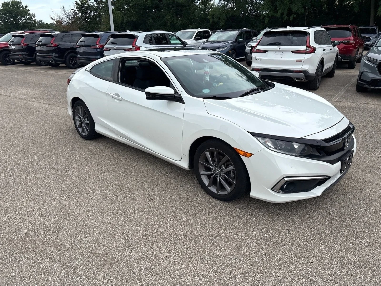 Used 2019 Platinum White Pearl Honda EX image 12