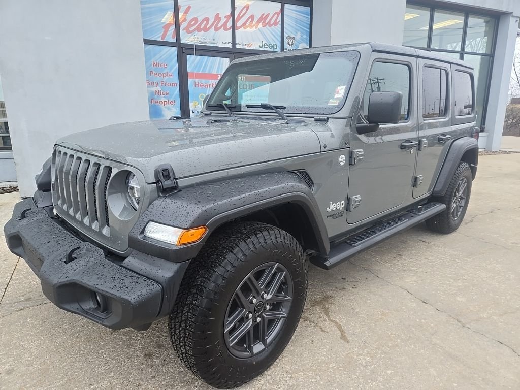 Used 2021 Jeep Wrangler Unlimited Sport S with VIN 1C4HJXDN3MW529640 for sale in Kansas City