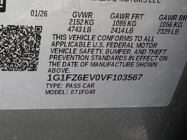 New 2027 Sterling Grey Metallic Chevrolet RS image 21