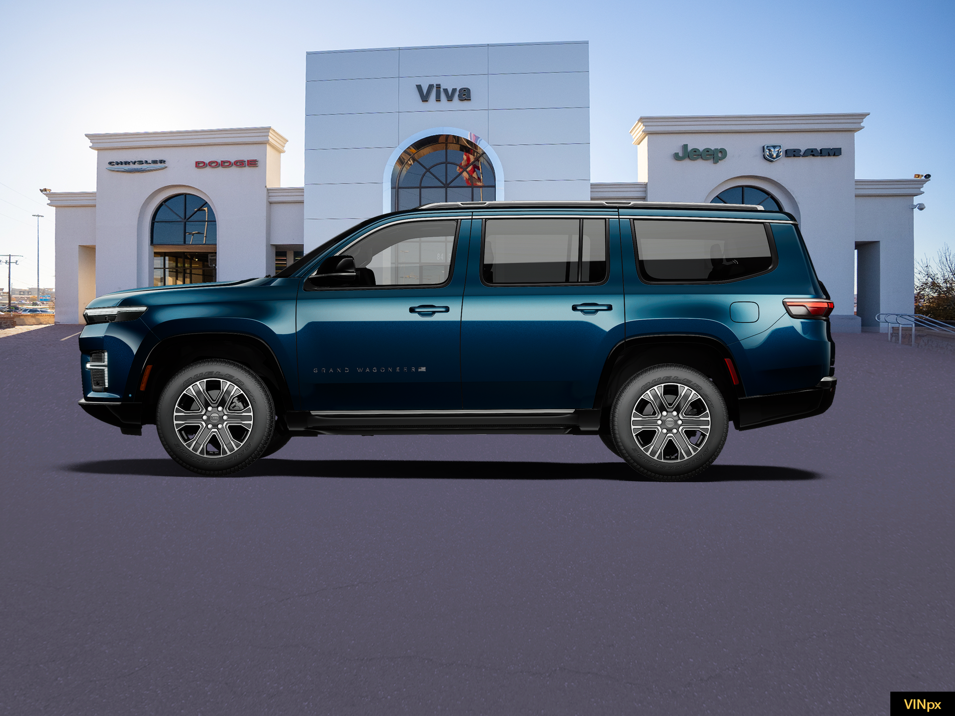 New 2027 Fathom Blue Pearl-Coat Paint Jeep Limited image 3