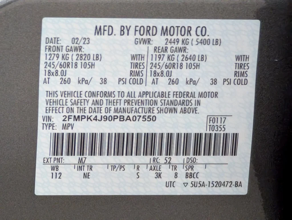 Certified Used 2023 Carbonized Gray Metallic Ford SEL image 25