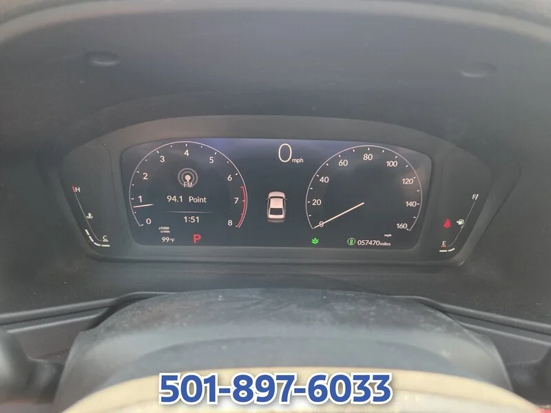 Used 2024 Radiant Red Metallic Honda EX CVT image 23