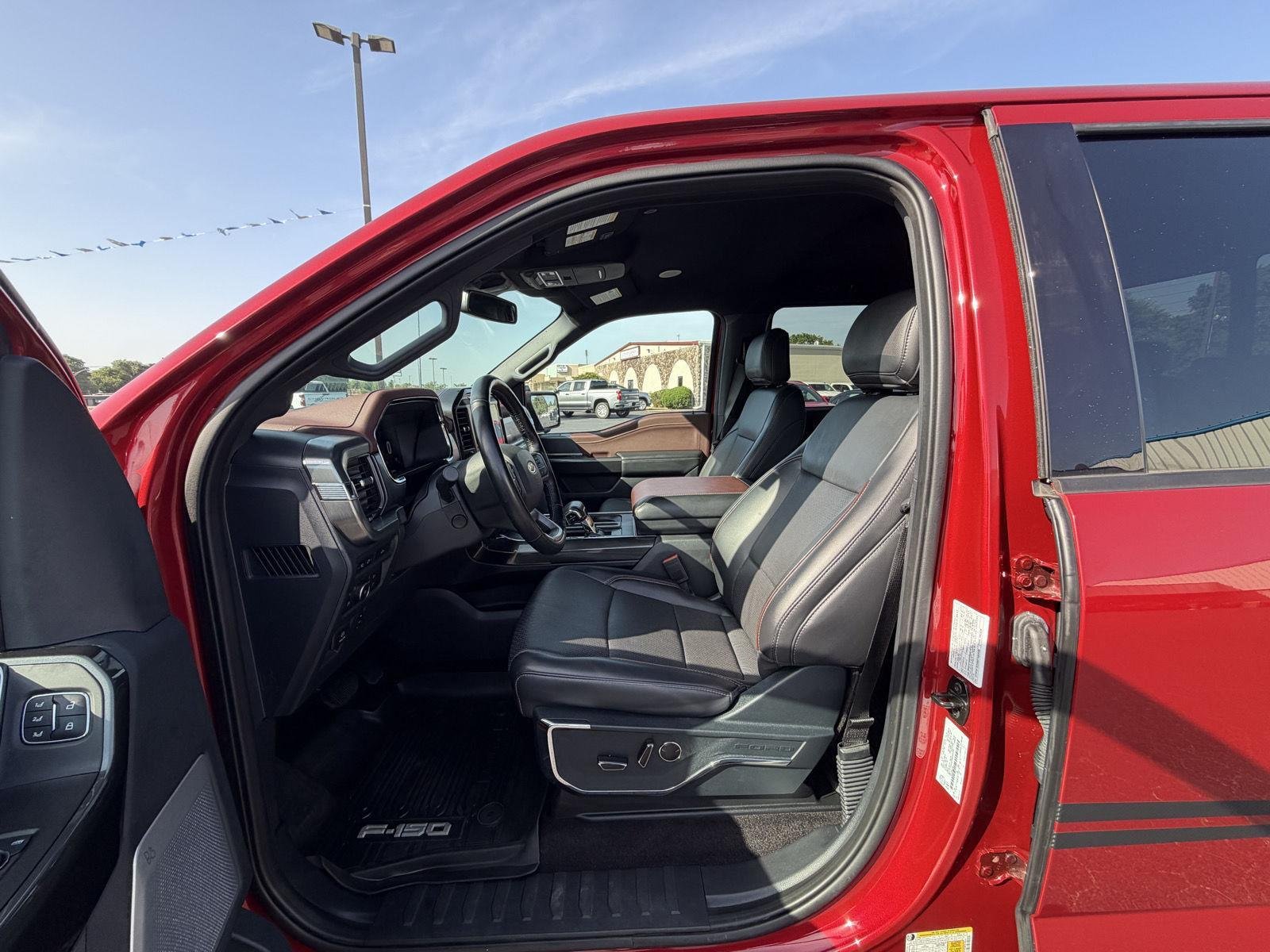 Used 2021 Rapid Red Metallic Tinted Clearcoat Ford LARIAT image 12
