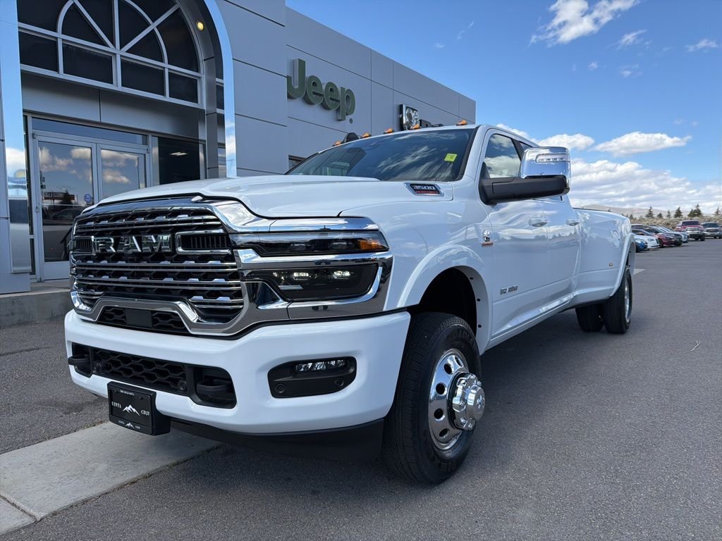 New 2026 Bright White Clear-Coat Exterior Paint RAM Limited Longhorn image 3