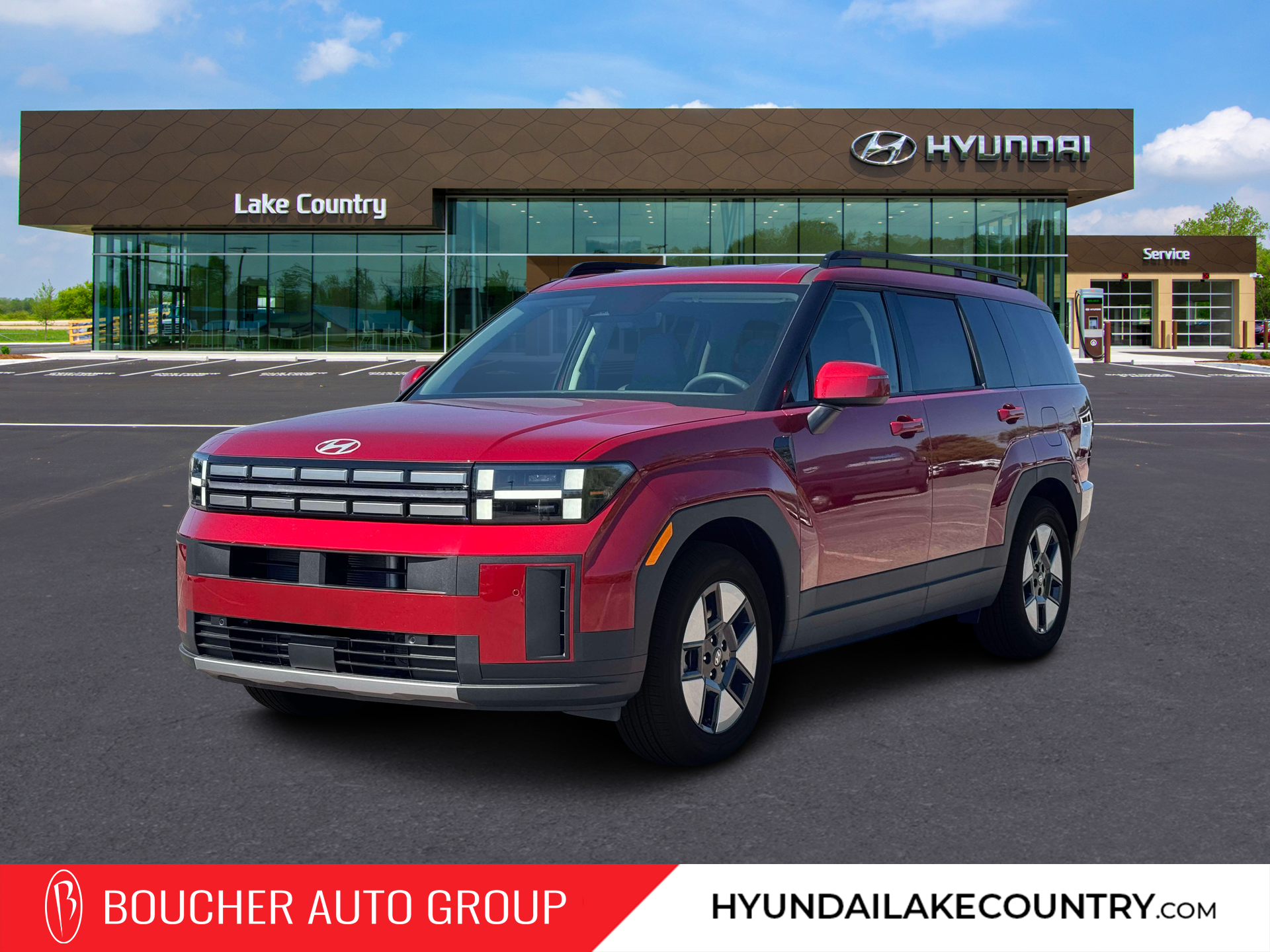 New 2027 Red Hyundai SEL image 1