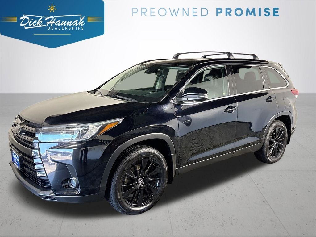 Used 2019 Midnight Black Metallic Toyota SE image 1