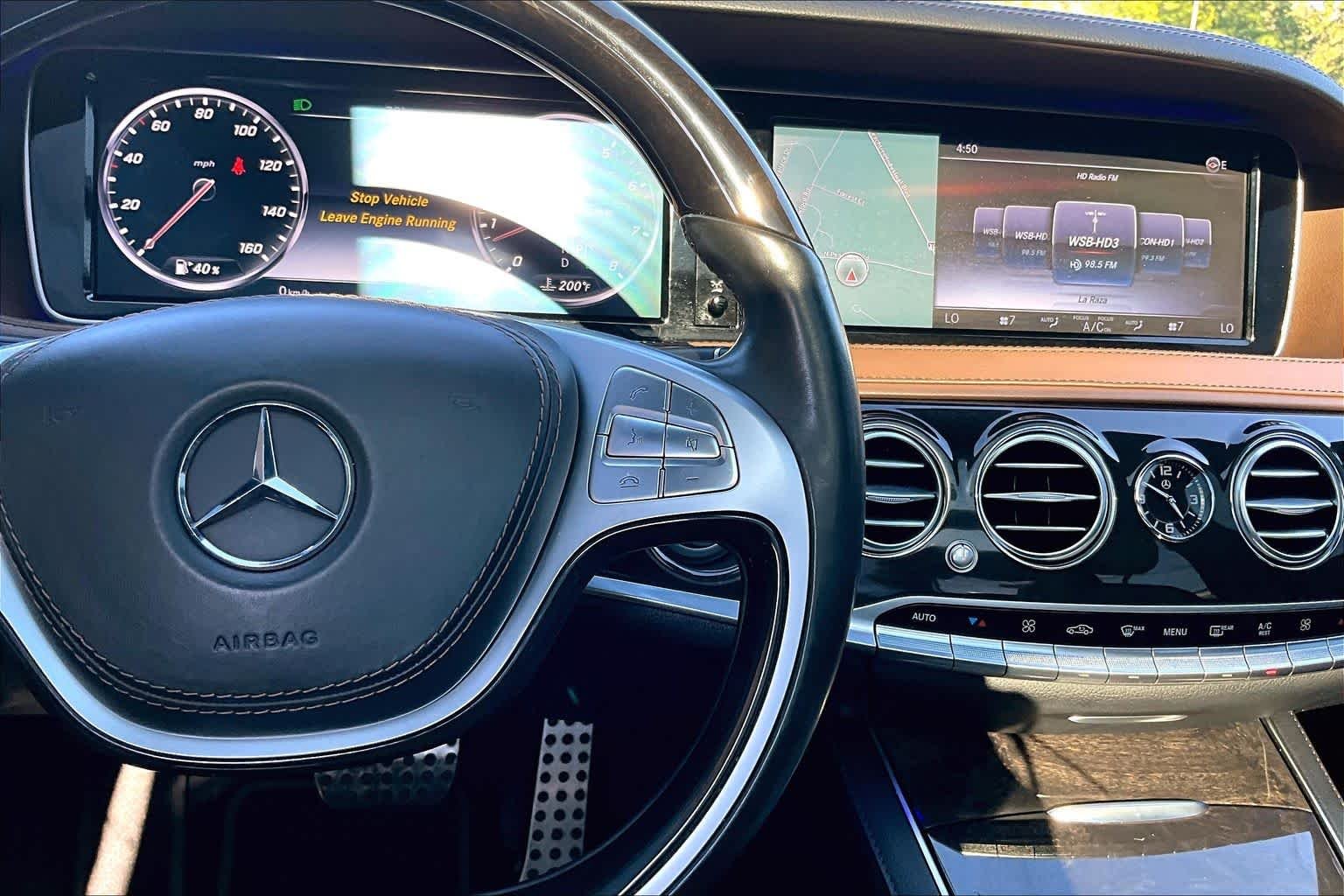 Used 2017 designo Diamond White Metallic Mercedes-Benz S 550 image 25