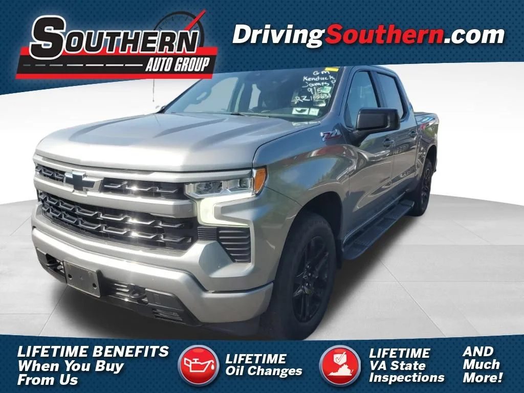 Used 2024 Sterling Gray Metallic Chevrolet RST image 1