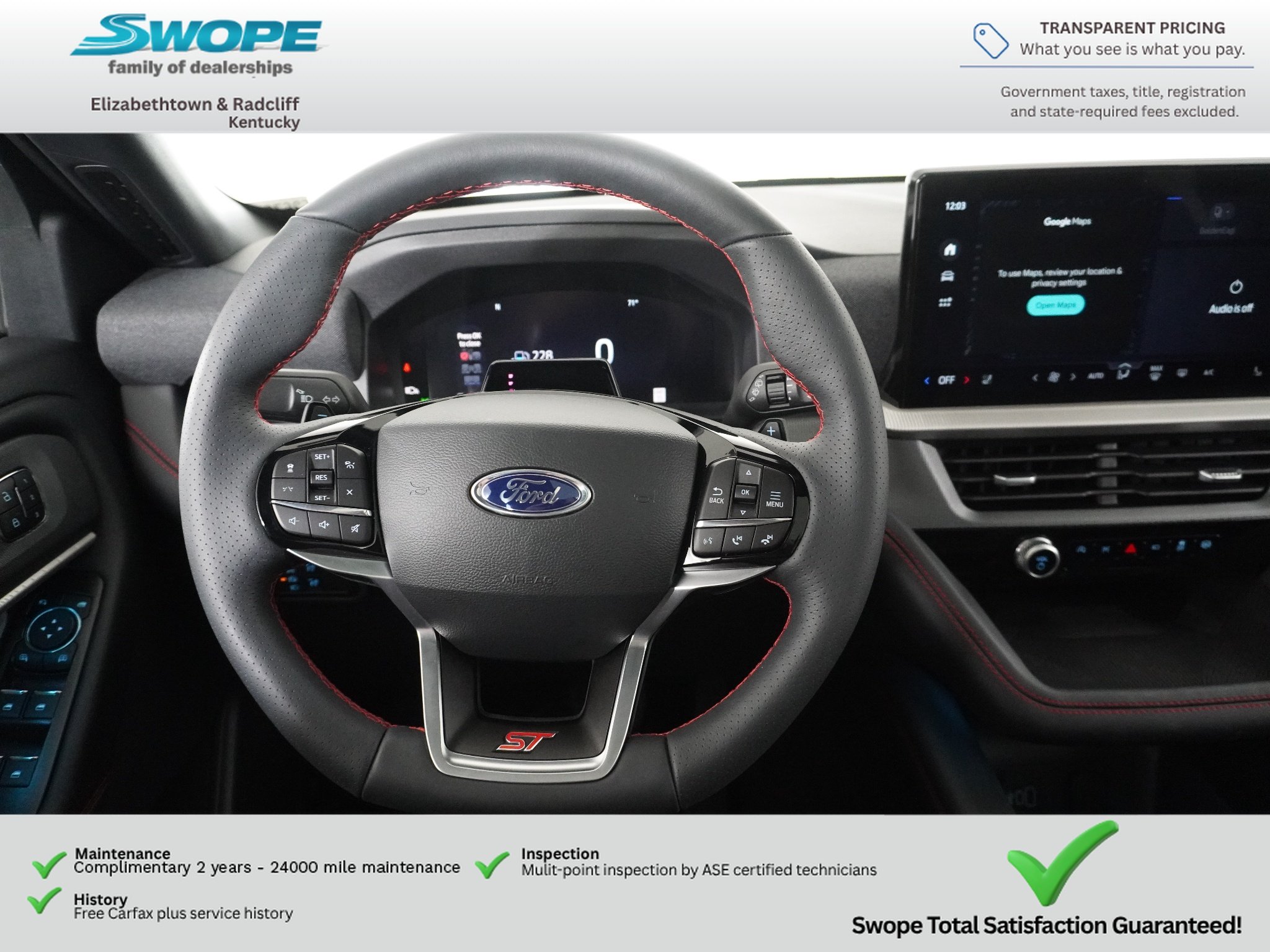 Used 2026 Space White Metallic Ford ST image 18