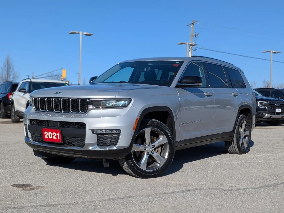 Used 2021 Silver Jeep Limited image 1