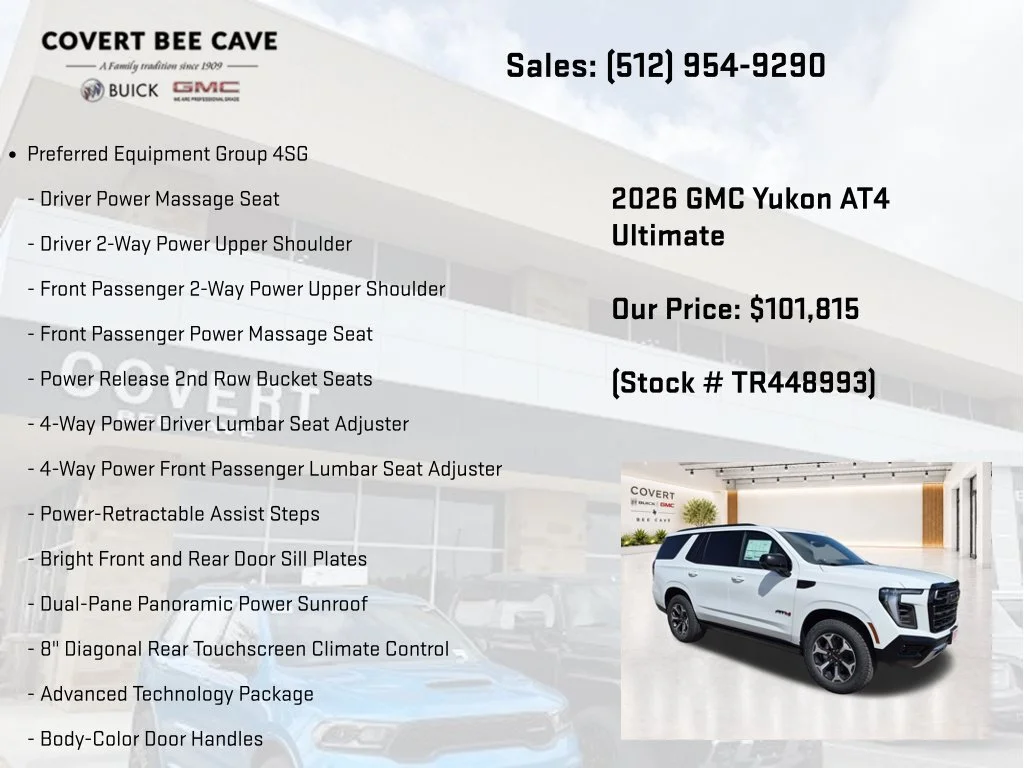 New 2026 GMC Yukon AT4 Ultimate, photo 6