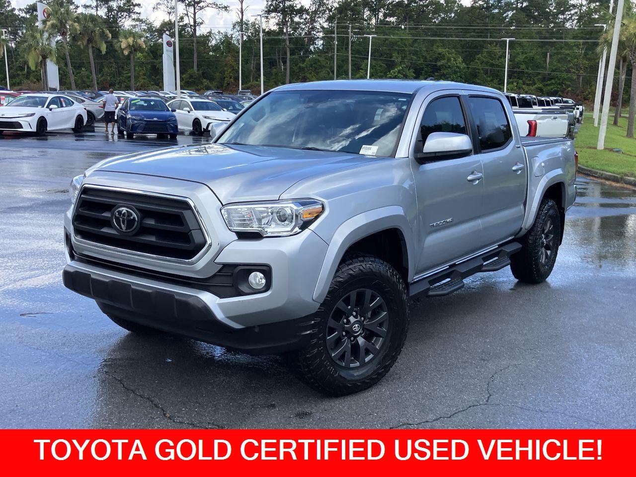 Used 2022 Silver (Celestial Silver Metallic) Toyota SR5 Double Cab image 1