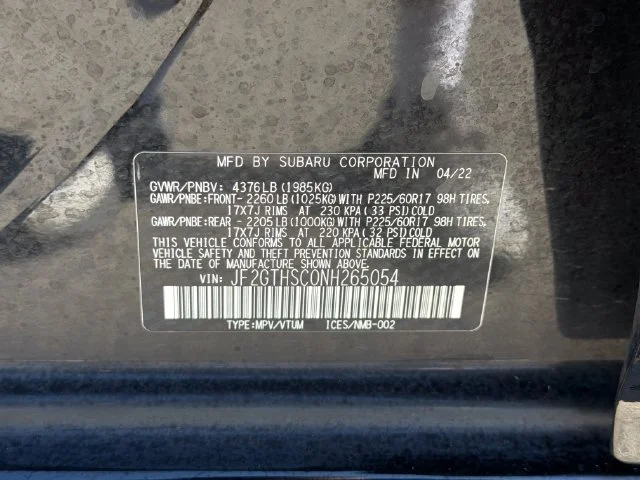 Used 2022 Black Subaru Sport image 30