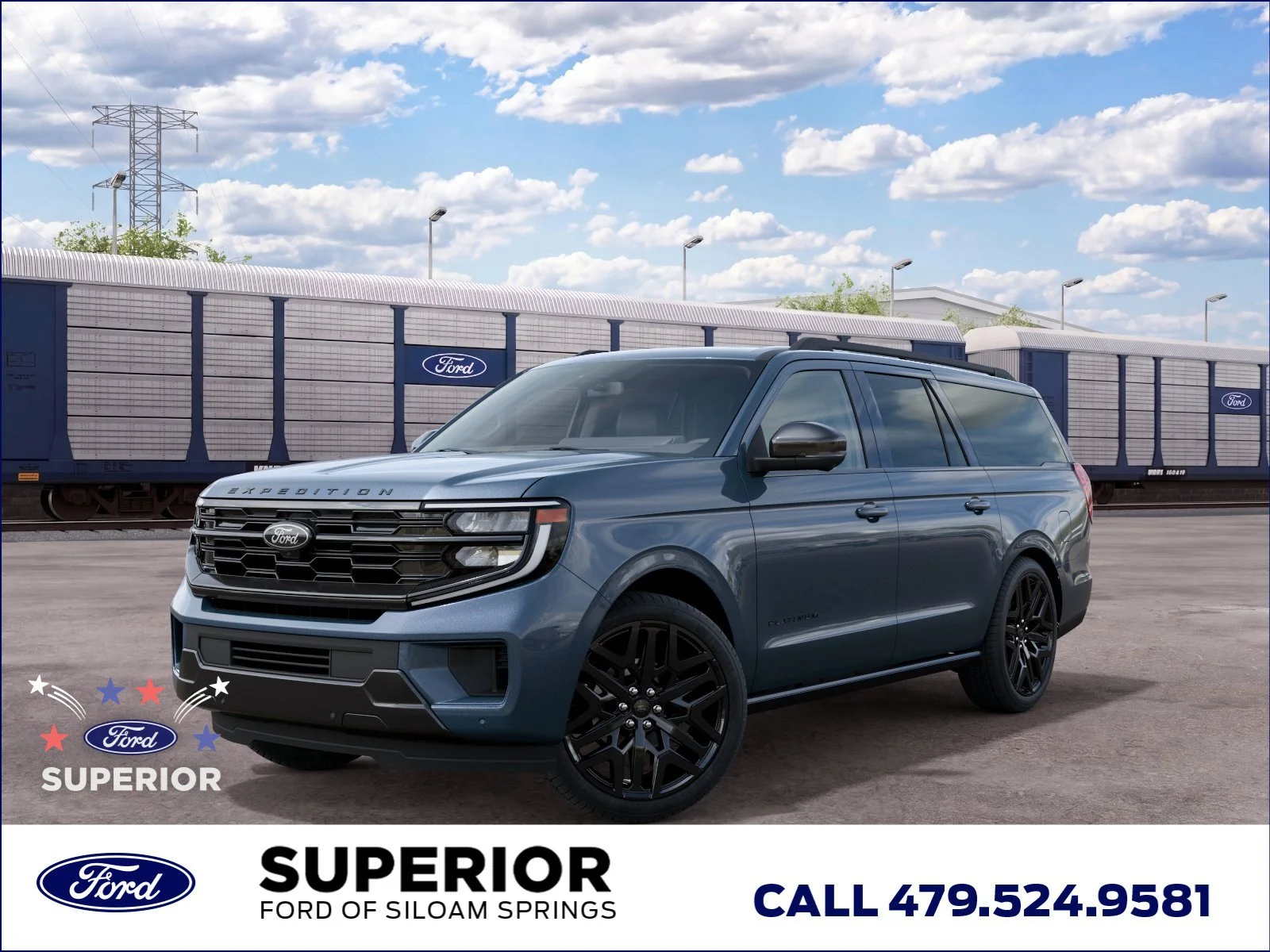 New 2027 Nocturnal Blue Ford Platinum image 2