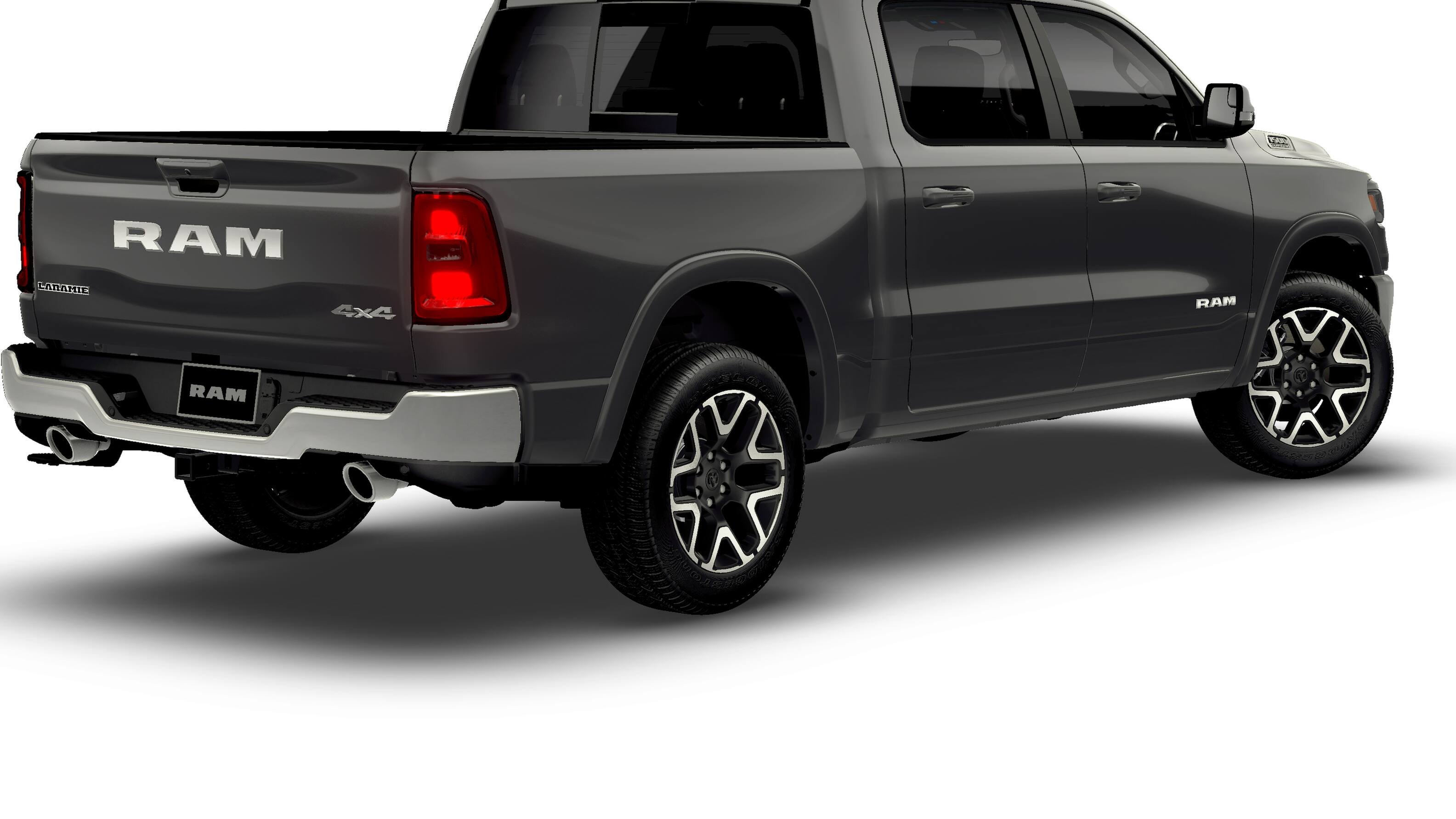 New 2026 Granite Crystal Metallic Clear-Coat Exterior Paint RAM LARAMIE image 2