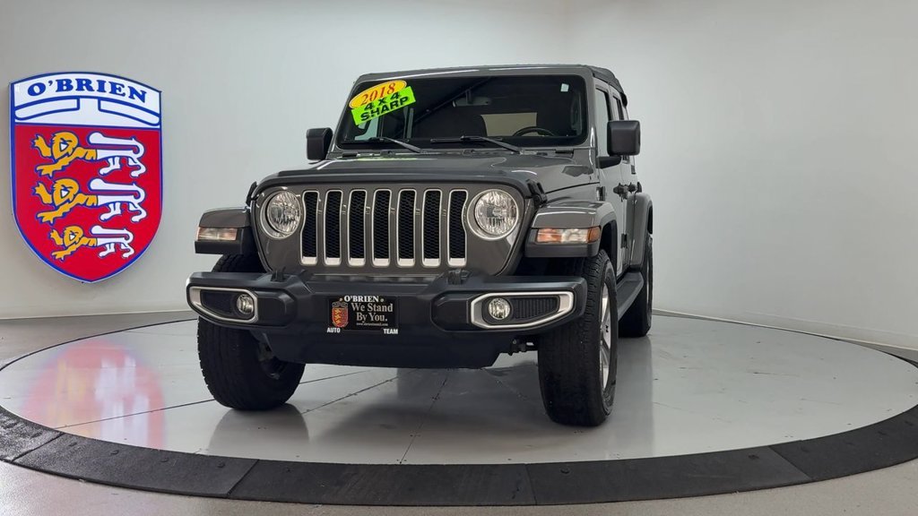Used 2018 Gray Clearcoat Jeep Unlimited Sahara image 9