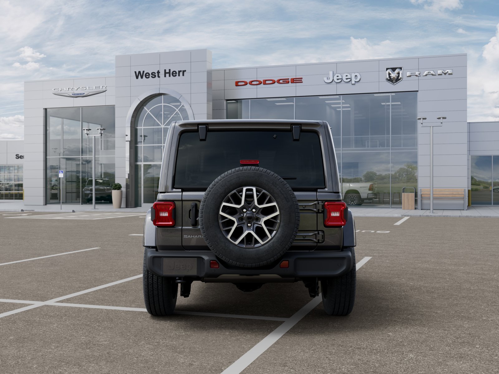 New 2026 Granite Crystal Metallic Clear-Coat Exterior Paint Jeep Sahara image 7