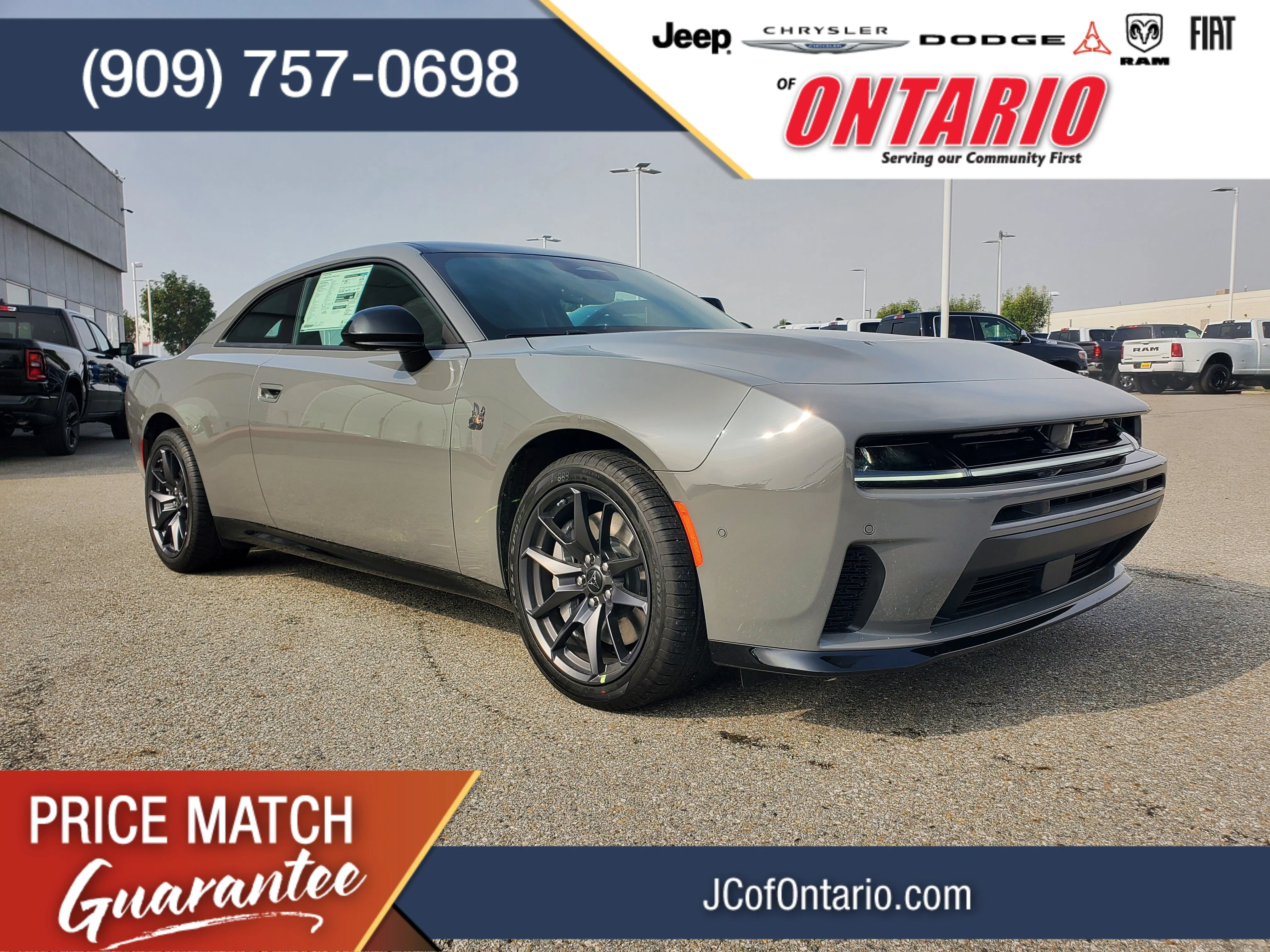New 2026 Destroyer Gray Exterior Paint Dodge R/T Scat Pack image 1