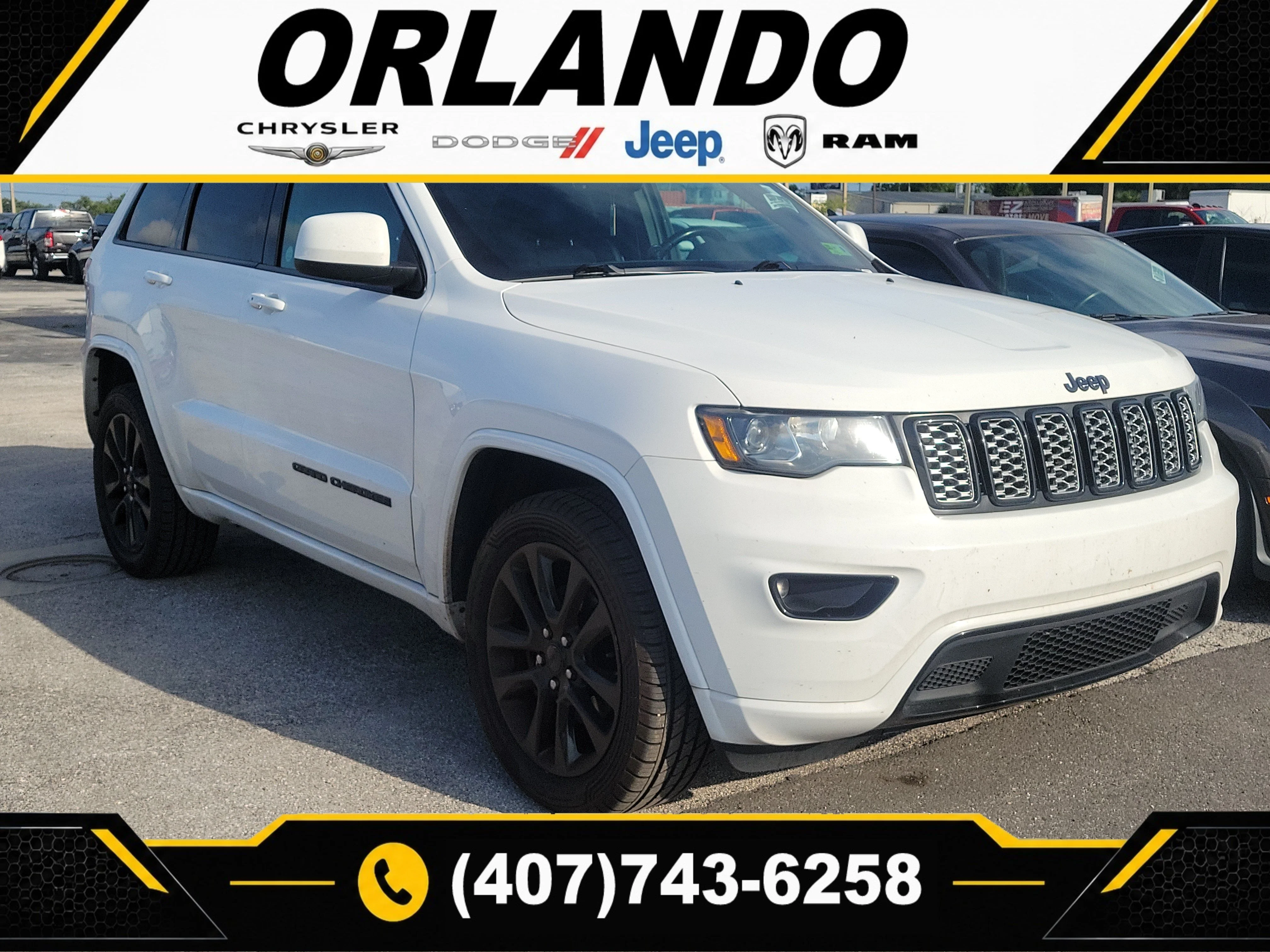 Used 2020 Bright White Clearcoat Jeep Altitude image 1