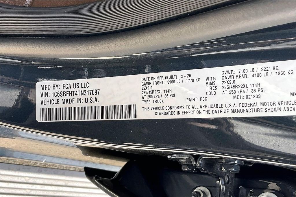 New 2026 Ram 1500 Limited 4D Crew Cab