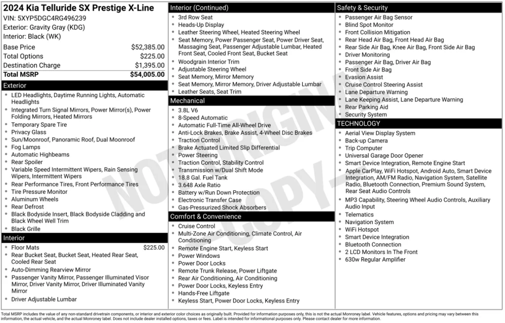 Used 2024 Gray Kia SX-Prestige X-Line image 6