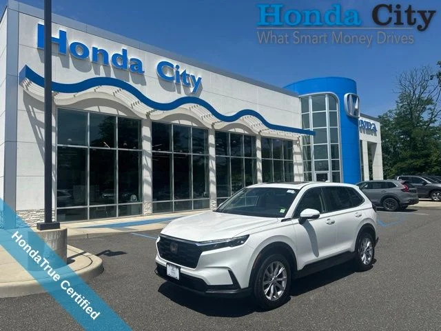Certified Used 2024 Platinum White Pearl Honda EX image 1